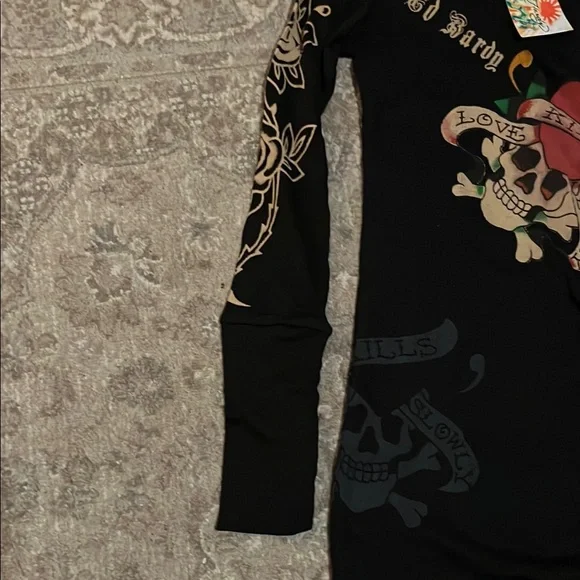 Ed Hardy Black Long Sleeve Kids Dress Ed Hardy Black Long Sleeve Kids Dress